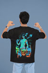 "Krishna Divine Vibe" Oversized T-Shirt – Soft Cotton Spiritual Wear