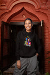 Radha Krishna Oversized Heavyweight Hoodie