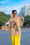 "गणपति मंत्र" Sanskrit Oversized T-Shirt – Soft Cotton Spiritual Wear