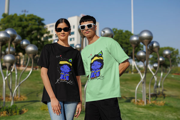 Cute Krishna Oversized T-Shirt