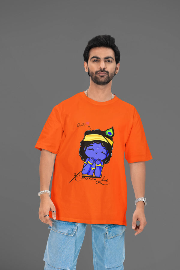 Cute Krishna Oversized T-Shirt