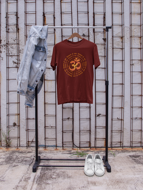 Om In Circle Normal size T-shirt